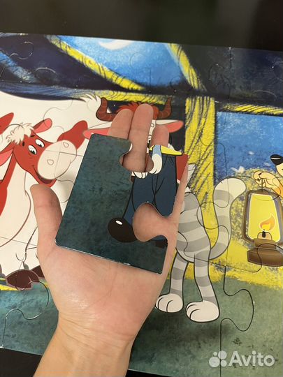 Пазлы детские крупные