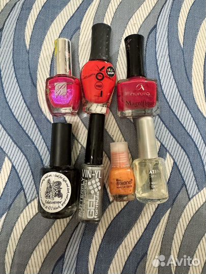 Лак для ногтей пакетом бу