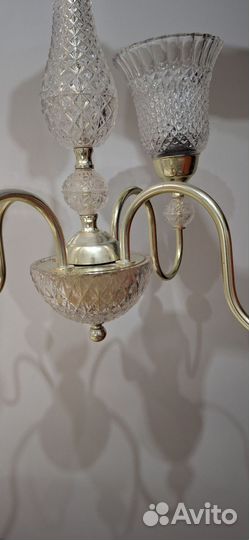 Люстра СССР хрустальная