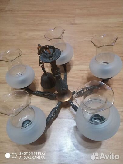 Люстра подвесная 5-ти рожковая