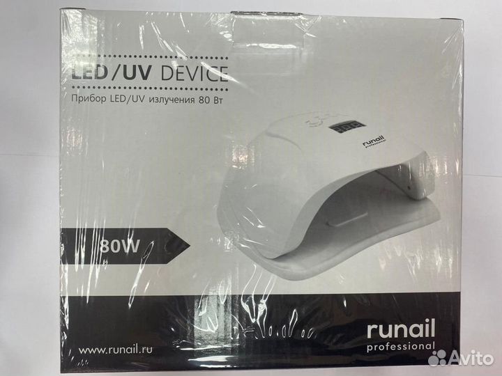 Лампа для ногтей LED/UV 80 Вт ruNail 3432