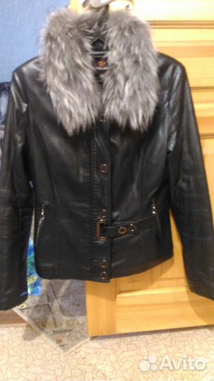 Куртка кожаная женская
