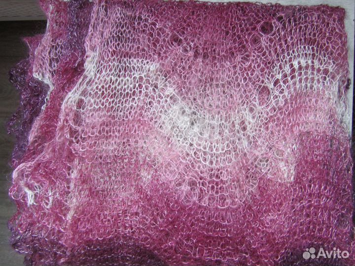 Оренбургский пуховый палантин