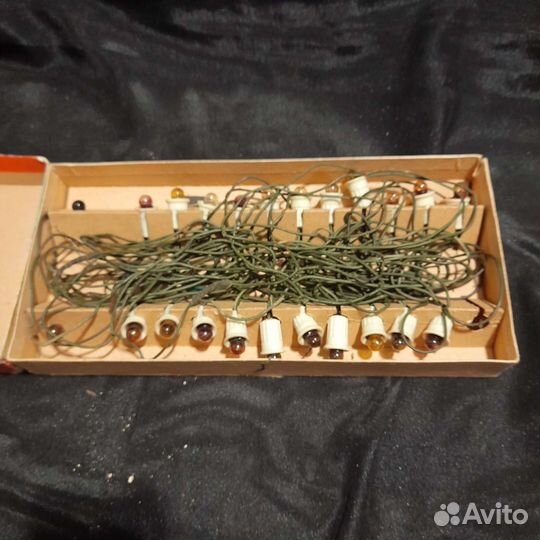 Елочная электрогирлянда СССР