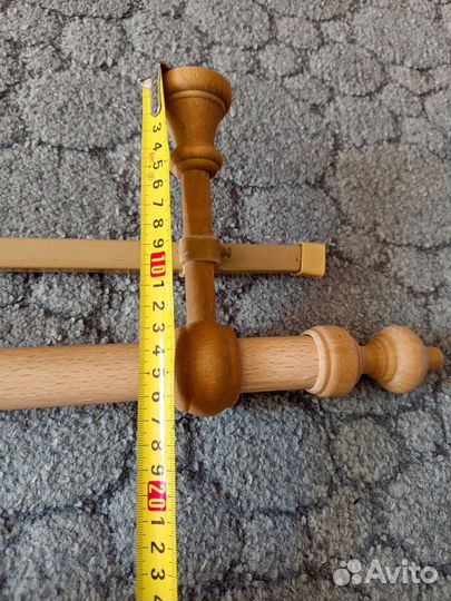 Гардина настенная деревянная 215 см