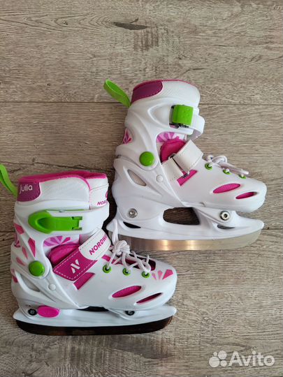 Коньки детские раздвижные 27-30р