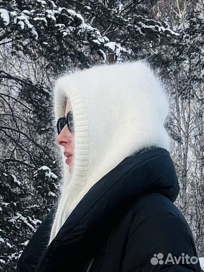 Капор из ангоры 80