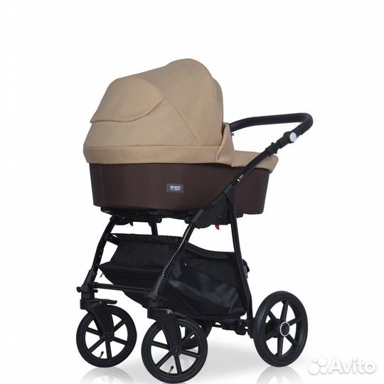 Коляска 3 в 1 Riko Basic Bella, цвет бежевый