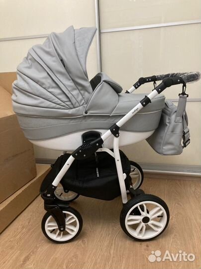 Коляска 2 в 1 эко кожа