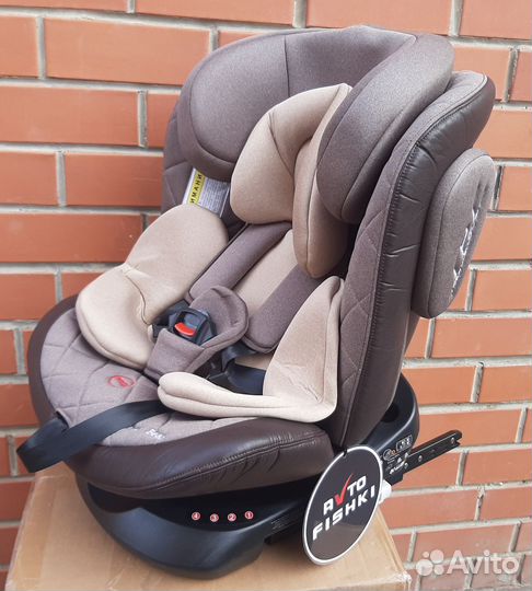 Автокресло с поворотом на 360 новое 0-36 кг isofix