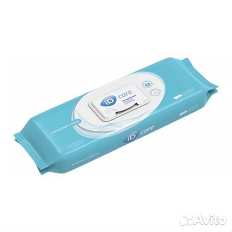 Id care салфетки влажные очищающие 64 шт