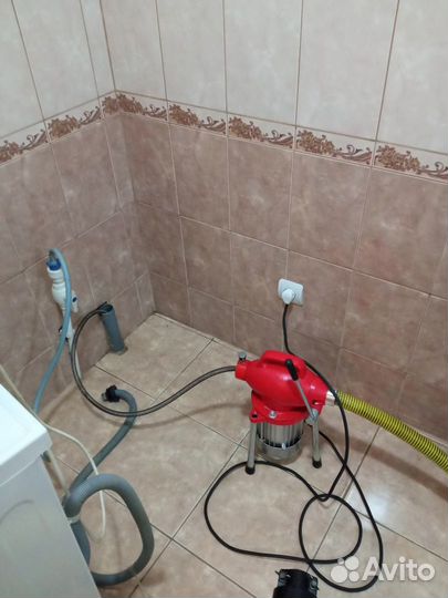 Устранение засора Прочистка канализации