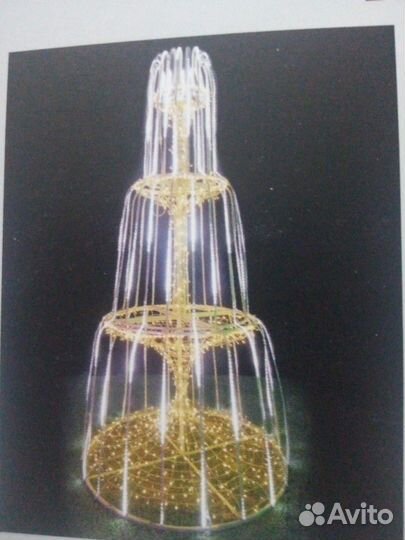 Фонтан светодиодный