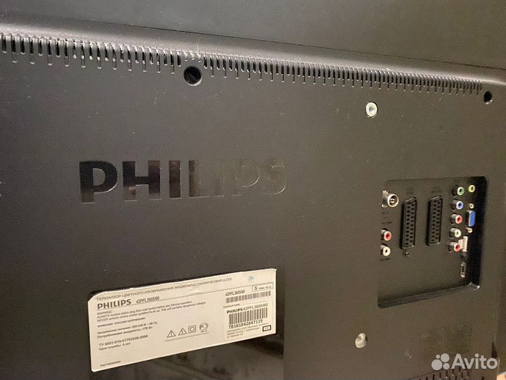 Телевизор 42 дюйма philips 42pfl3605/60