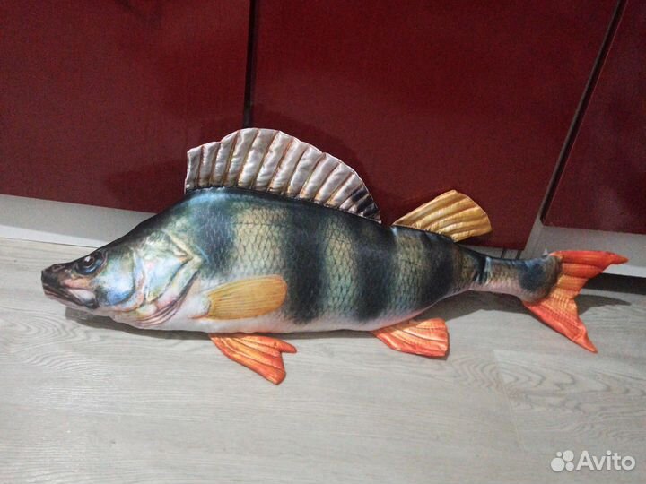 Подушка антистресс рыба окунь декоративная