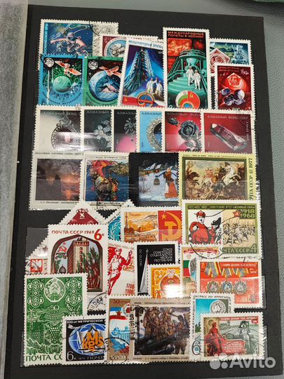 Альбом с марками СССР и др.стран