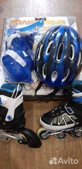 Роликовые коньки раздвижные (ролики)