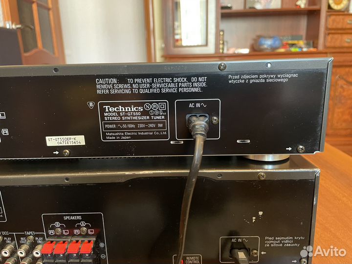 Technics усилитель SU-V500 и тюнер ST-GT550