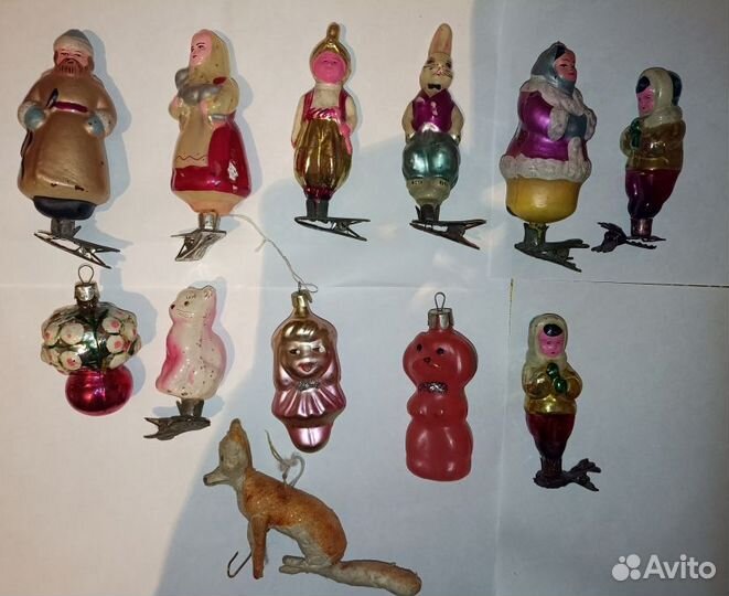 Елочные игрушки СССР
