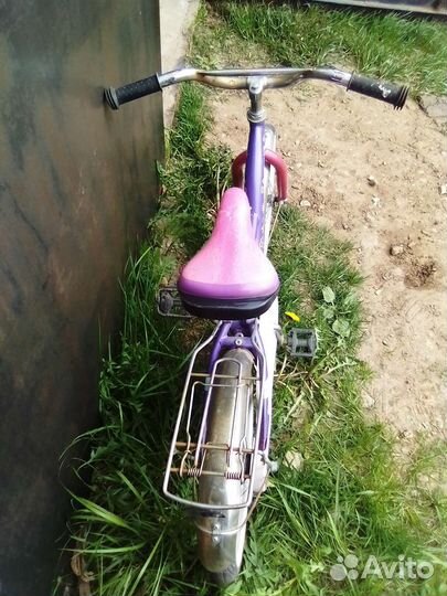 Детский велосипед для девочек 4-6 лет
