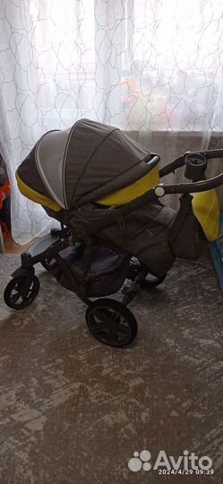 Коляска adamex 3 в 1 бу