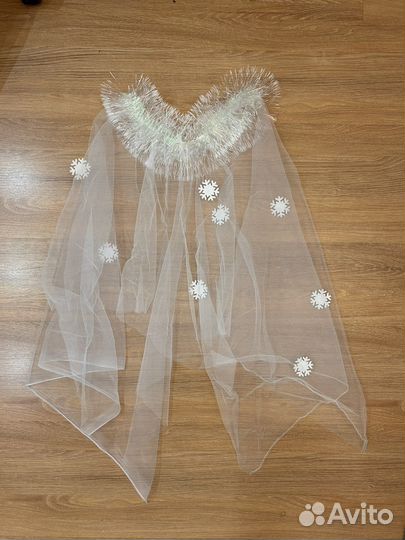 Накидка тематическая, праздничная, снежинка