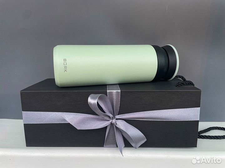 Термокружка bork фисташковая (аналог)