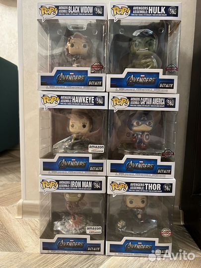 Фигурки Funko Pop Avengers Assemble (Фанко Поп)