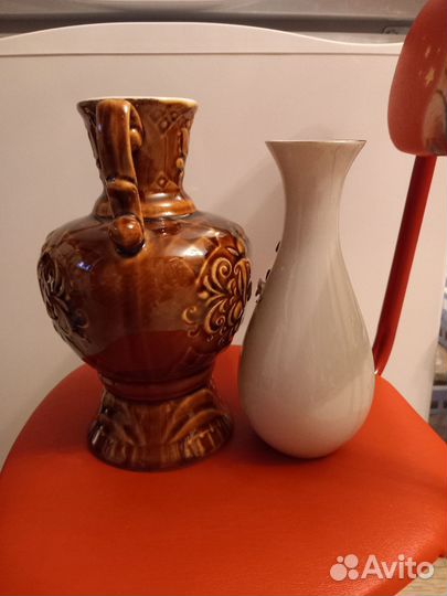 Вазы из СССР и горшочек