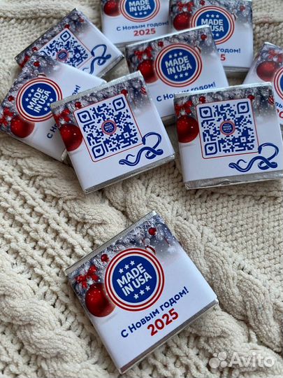 Бельгийский шоколад с логотипом