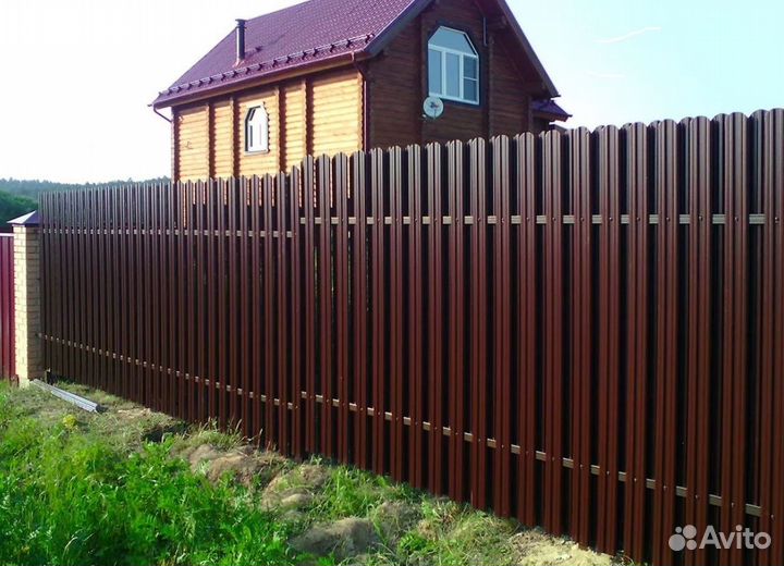 Забор металлический под ключ качественно