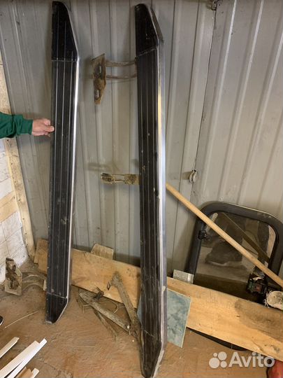 Подножки пороги на kia sportage 3