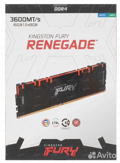 Kingston fury Renegade RGB 8GB+8GB 16GB