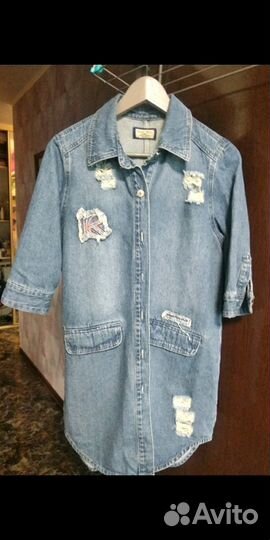 Кардиган джинсовый