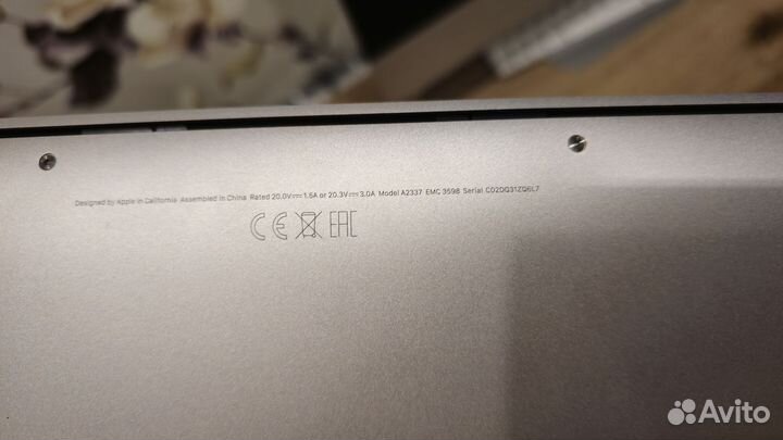 Apple MacBook air 13 2020 m1 8gb 256