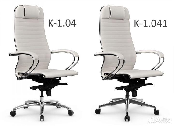 Кресло Самурай Samurai K-1.04 или K-1.041 Белый