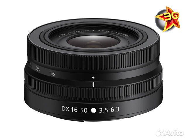 Объектив Nikon 16-50mm f/3.5-6.3 VR DX Nikkor Z Black