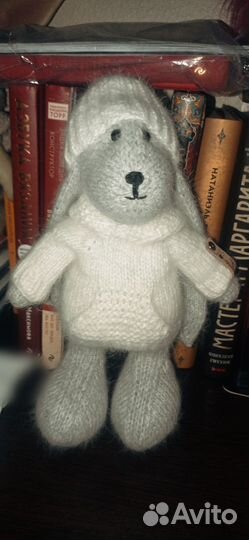 Мягкая игрушка заяц ручной работы