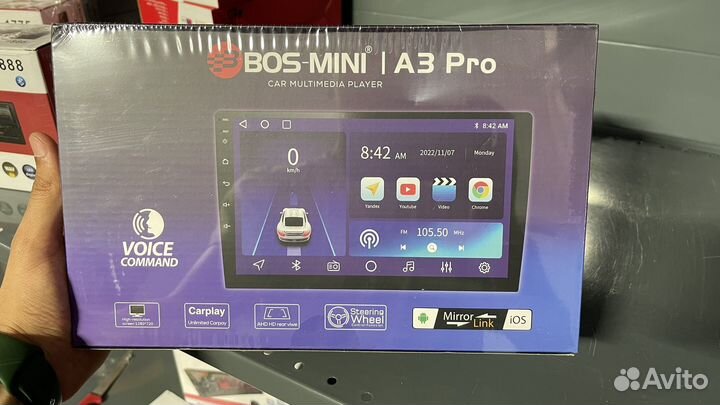 Андроид авто магнитола Bos Mini A3 Pro 2/32GB