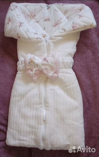 Конверт на выписку для девочки зима