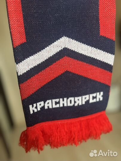 Шарф болельщика хоккейного клуба Сокол