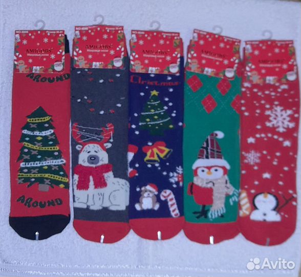 Новогодние носки