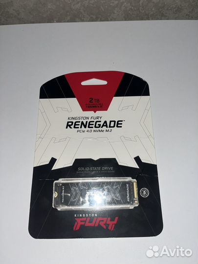 Kingston fury renegade pcie 4.0 nvme m.2 ssd 2000g