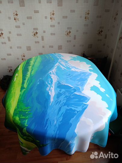 Скатерть для настольных игр 140 х 100 горы