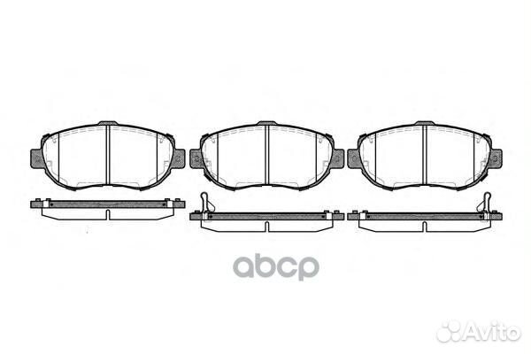 Колодки торм.дисковые 245602 Road house
