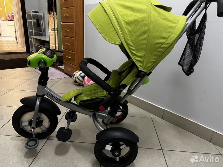 Велосипед коляска с ручкой