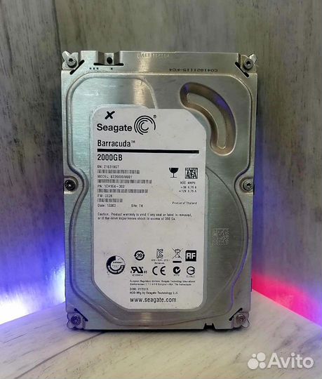 Hdd 2 tb 3.5 Seagate