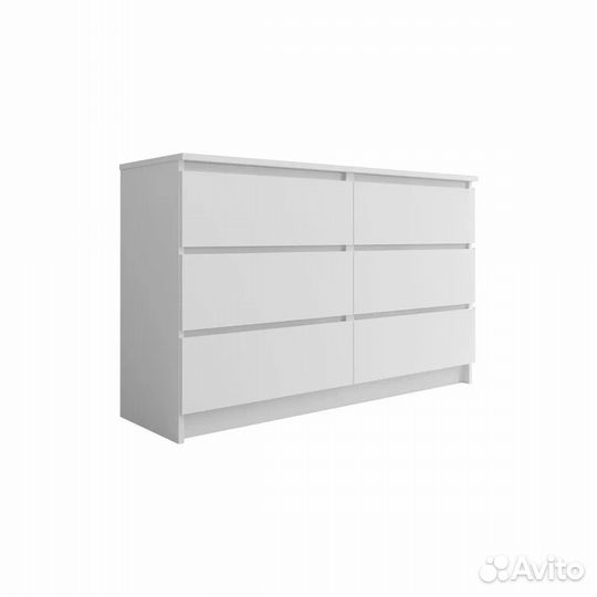Комод мори мк 1200.6 в наличии белый