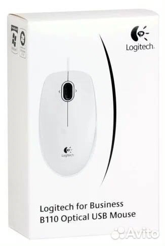 Мышь Logitech B110 White USB