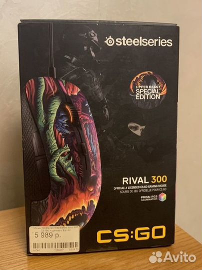 Мышь проводная SteelSeries Rival 300